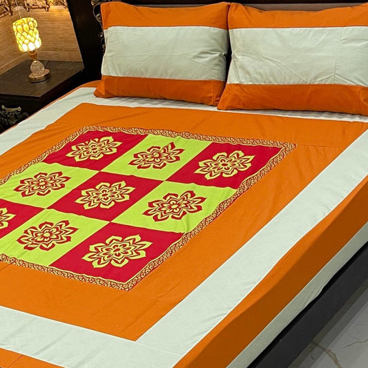 King size bedsheet with 2pillow covers